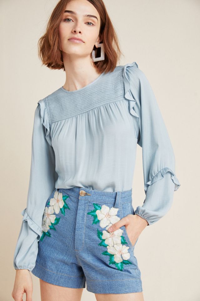 Mejia Ruffled Top | Anthropologie