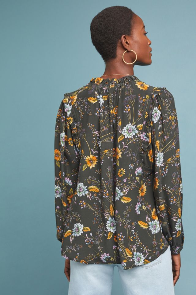 Floral Silk Blouse #2