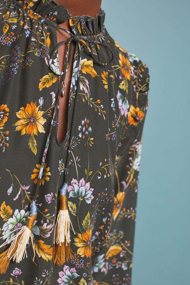 Floral Silk Blouse #4