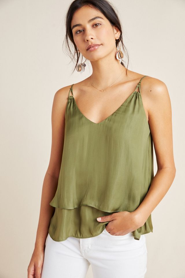 Sage Tiered Cami