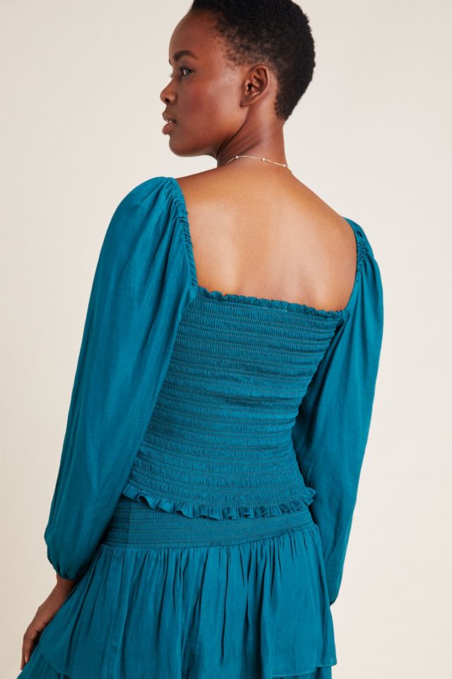 DOLAN Collection Pilar Smocked Blouse #1