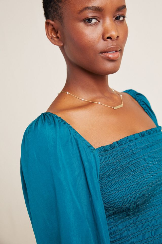 DOLAN Collection Pilar Smocked Blouse #2
