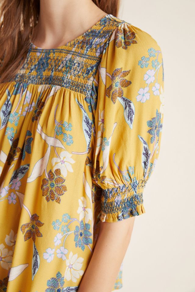 DOLAN Collection Rebecca Smocked Blouse #2