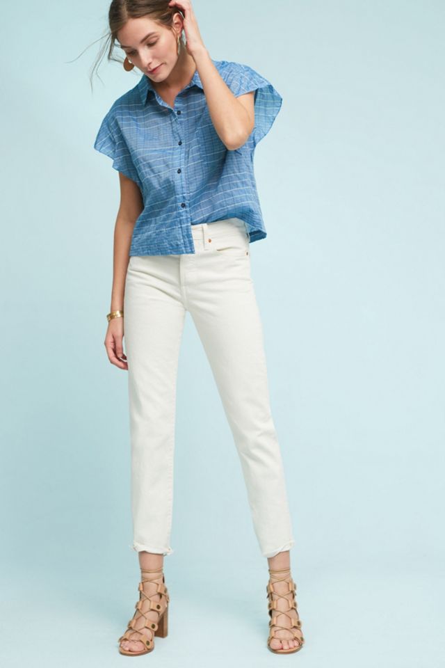 Larissa Cross-Hatch Buttondown #2