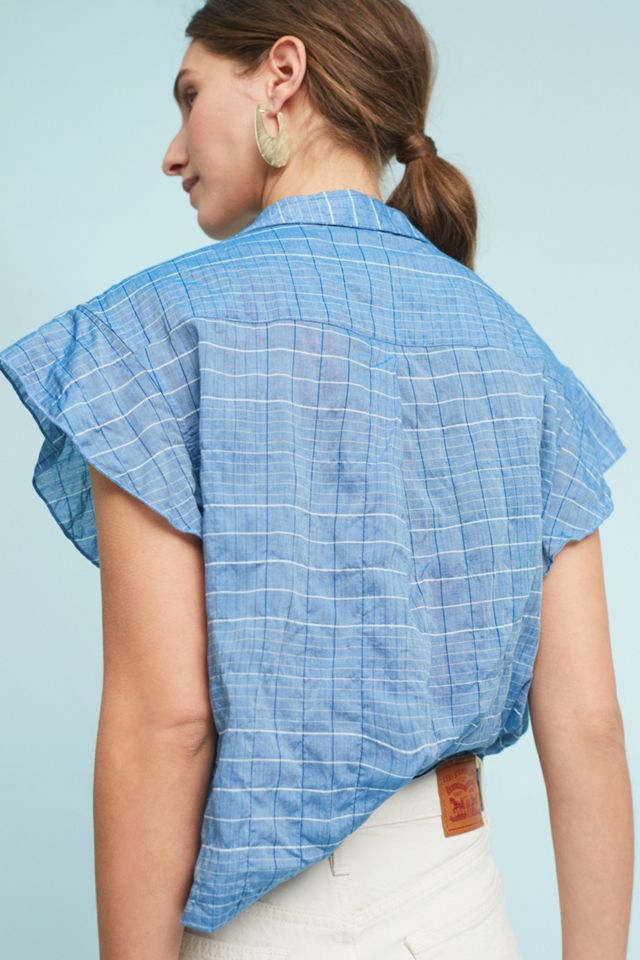 Larissa Cross-Hatch Buttondown #3
