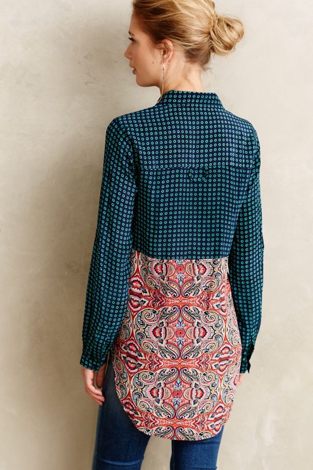 Pastiche Printed Silk Tunic #1