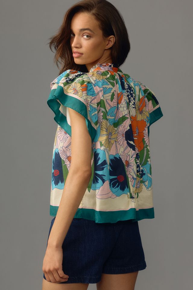 Birds of Paradis by Trovata Clover Blouse #1