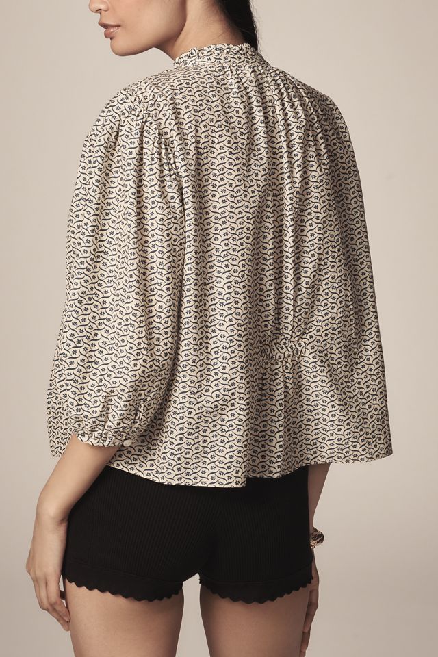TROVATA Orly Cotton Silk Blouse #2