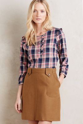 Abilene Ruffled Henley