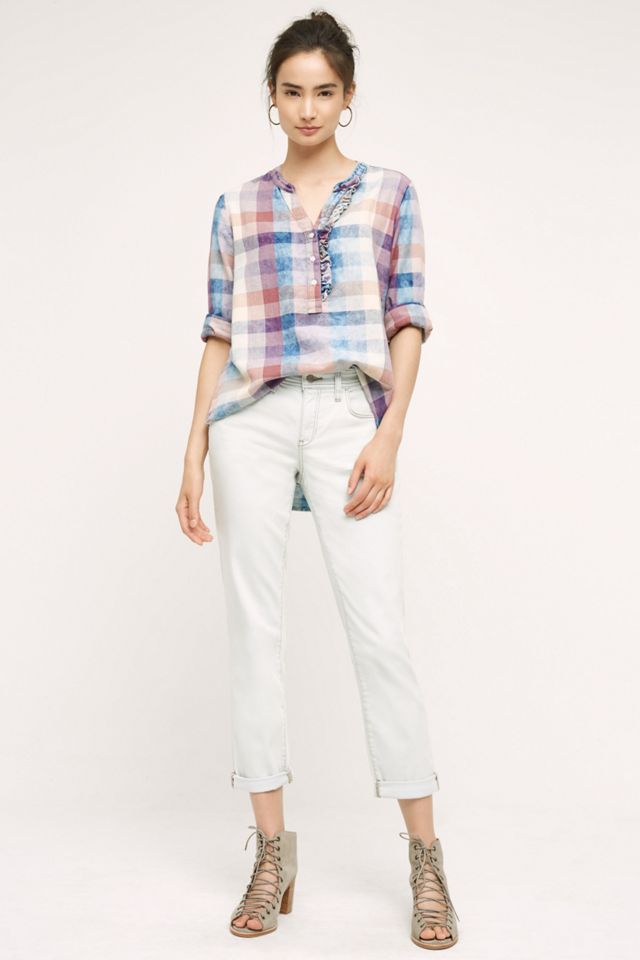 Ruffle Henley Top #4