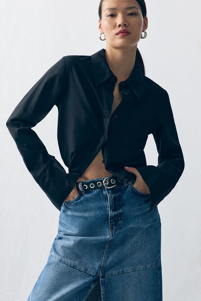 Citizens of Humanity Bea Cropped Buttondown Shirt | Anthropologie