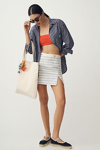 Josie Tank in Chambray Stripe Josie Tank in Chambray Stripe