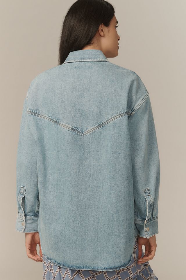 AGOLDE Lotta Denim Buttondown Shirt #1
