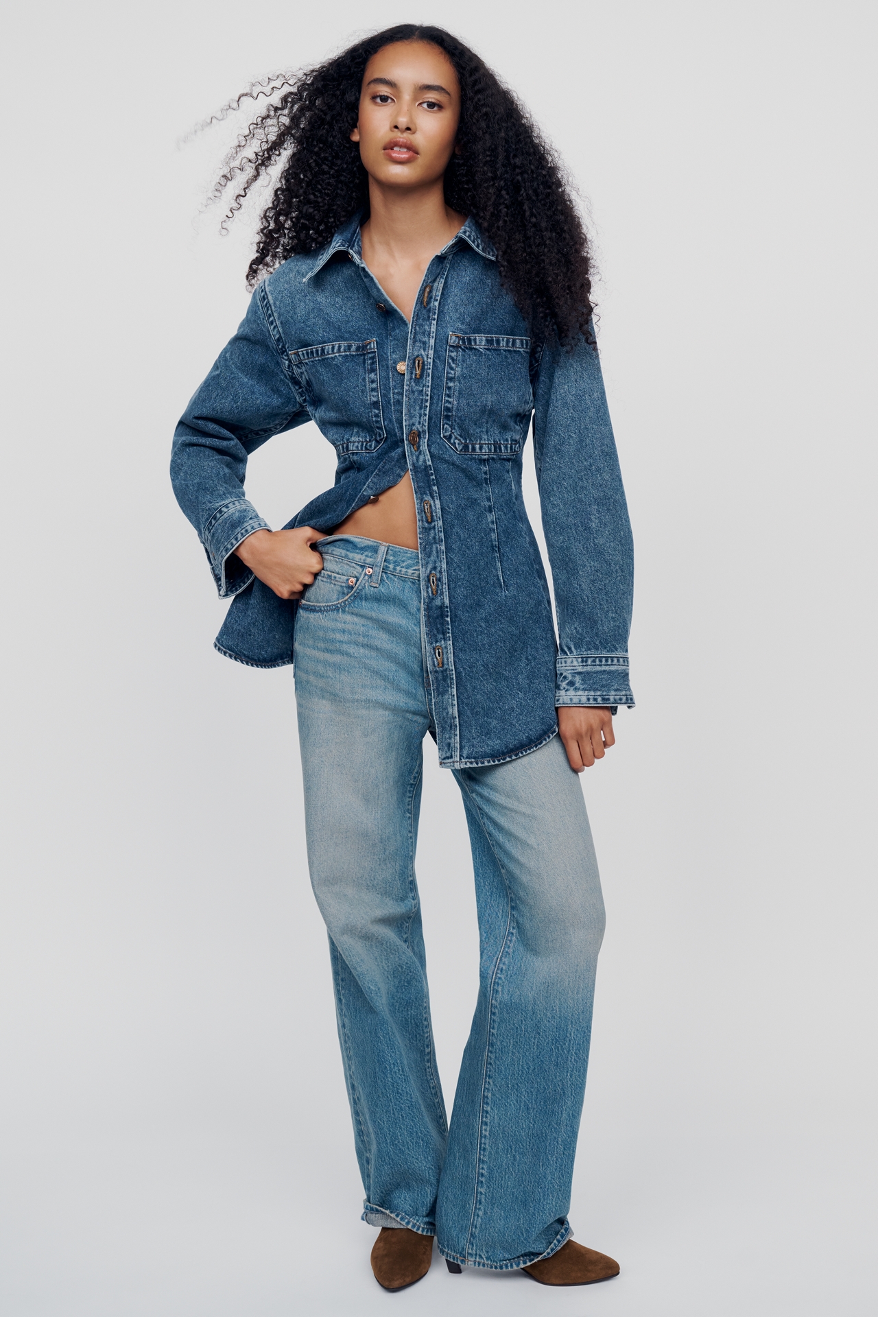 AGOLDE Wilma Denim Shirt