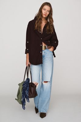 Citizens of Humanity Kayla 100% Cotton Corduroy Shirt