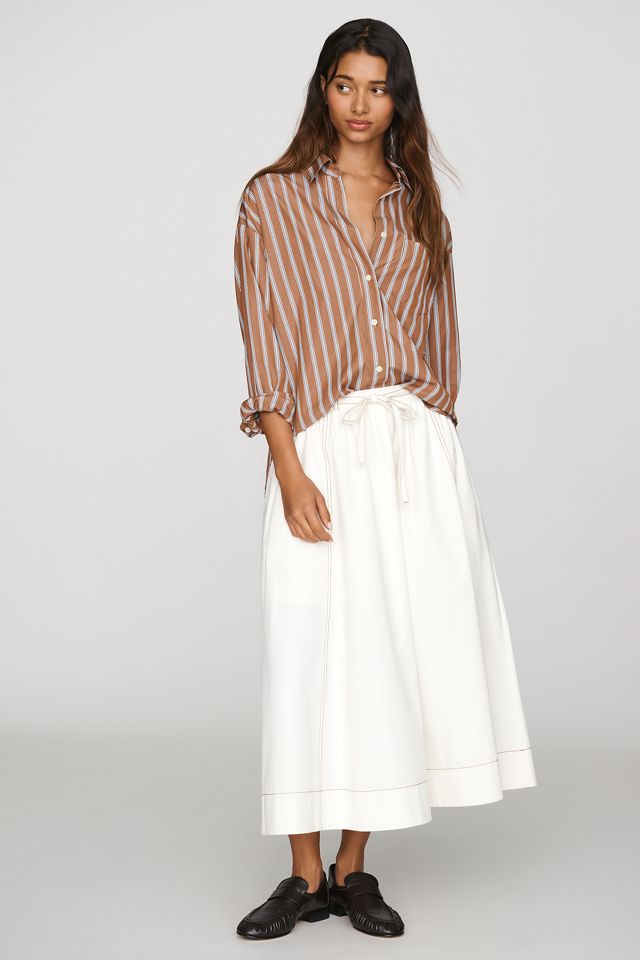Citizens of Humanity Thea 100% Cotton Boyfriend Shirt #1