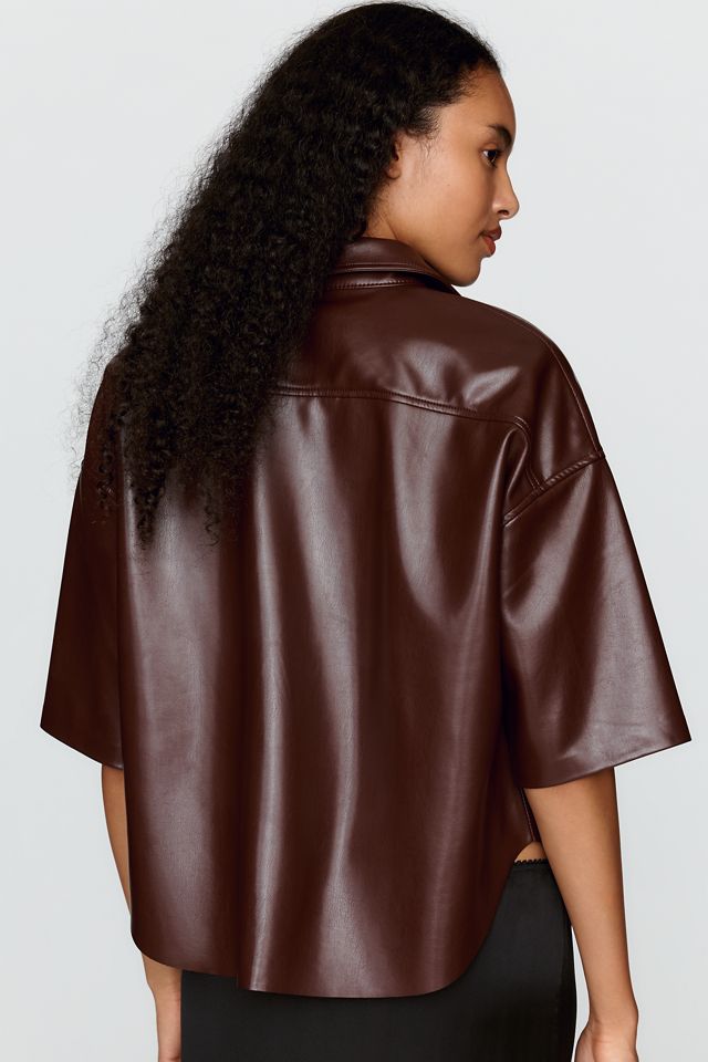 Citizens of Humanity Frances Cropped Cape Shirt #1