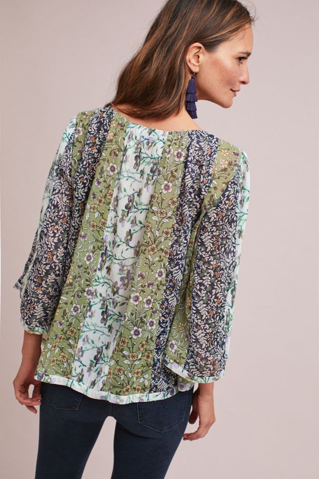 Patchwork Floral Blouse #3