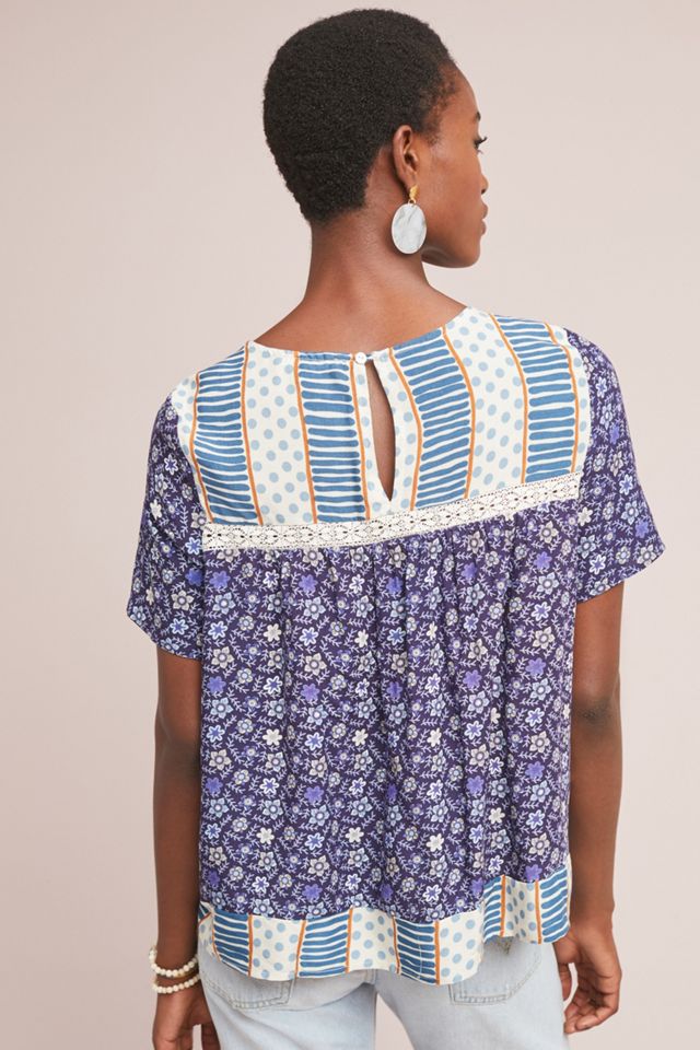 Carmen Patterned Top #1