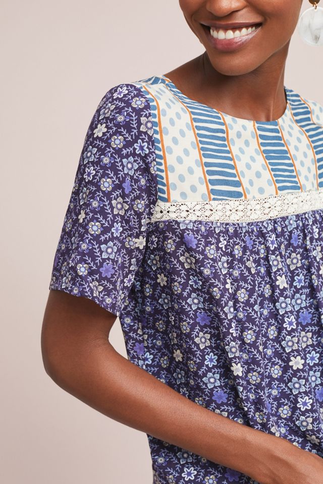 Carmen Patterned Top #2