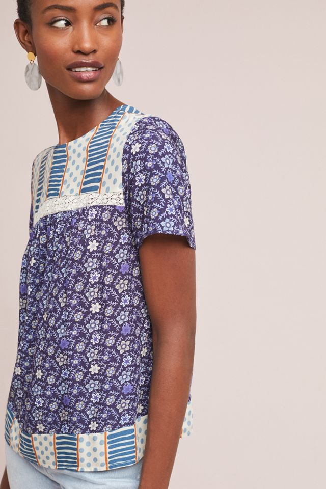 Carmen Patterned Top #3