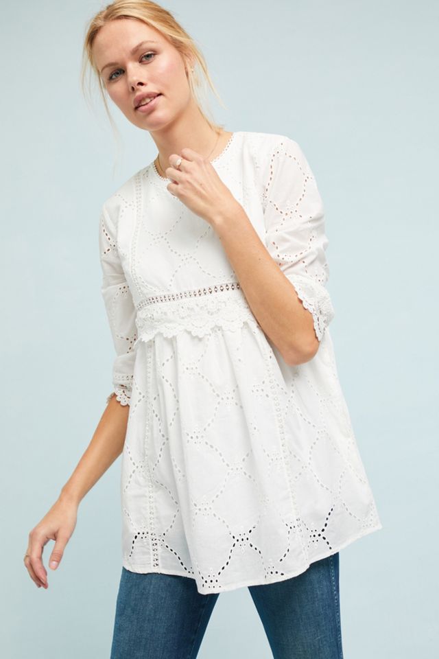 Marcy Eyelet Top #1