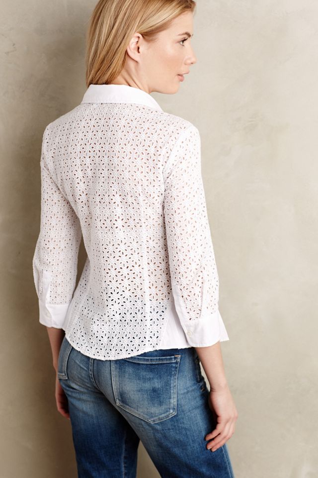 Eyelet Empire Blouse #2
