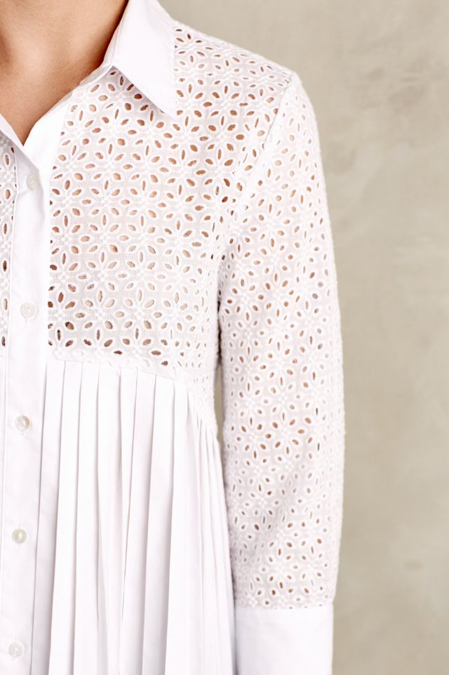 Eyelet Empire Blouse #3