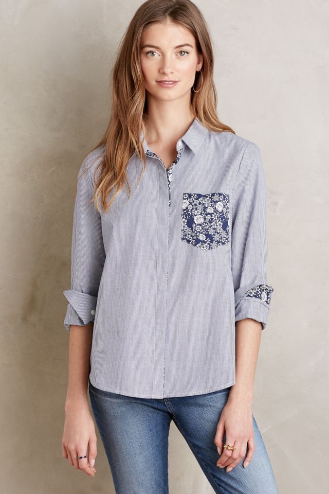 Pocket-Garden Buttondown