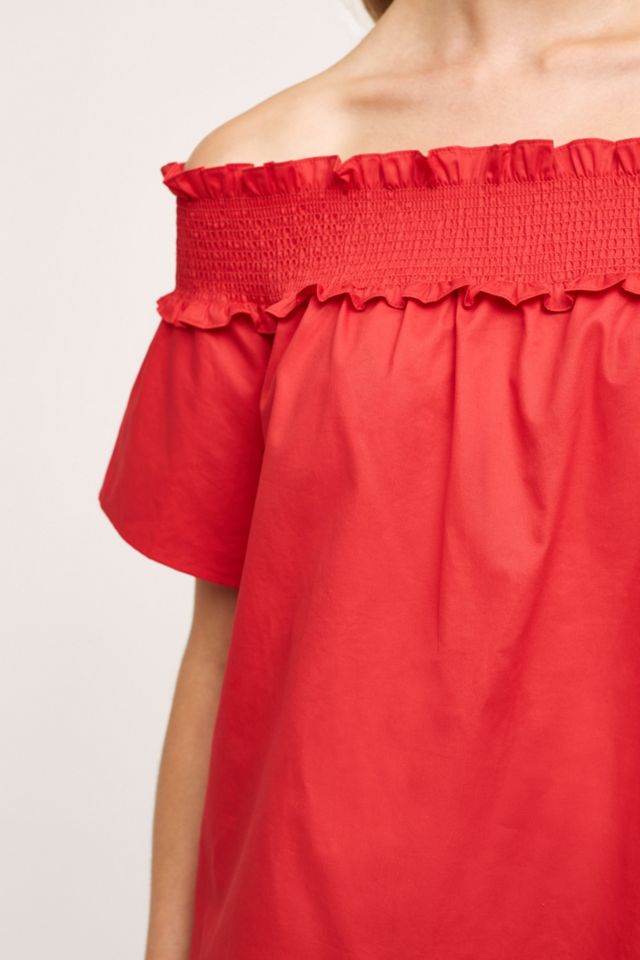 Zosia Off-The-Shoulder Poplin Tunic #2