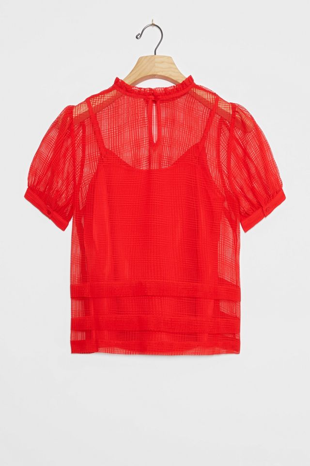 Sienna Mock Neck Blouse #1