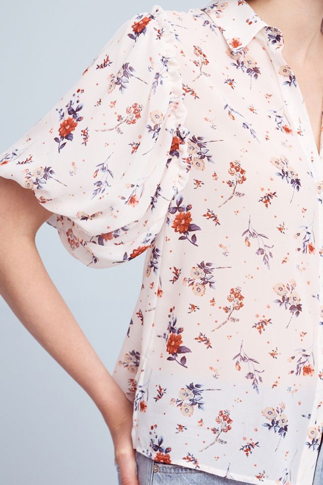 Dellaroe Floral Buttondown #2