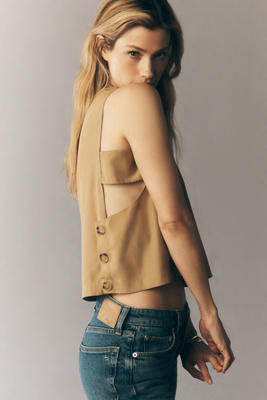 Zoey Side Button Tank Top
