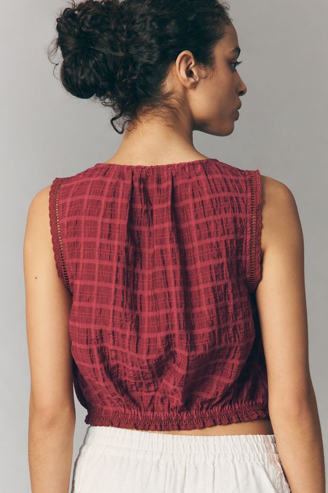 Greylin Clara Eyelet Top #1