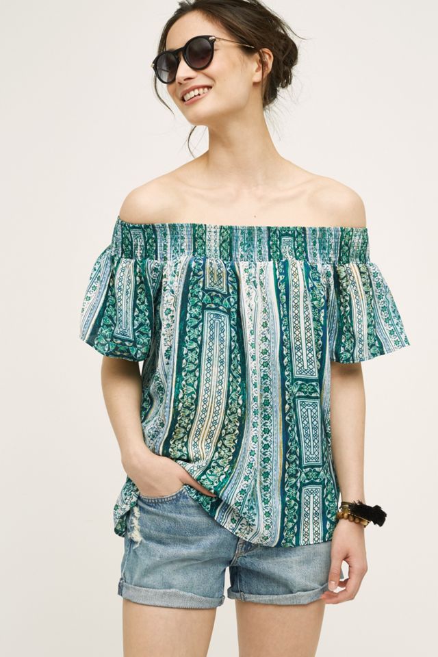 Jacaranda Off-The-Shoulder Top