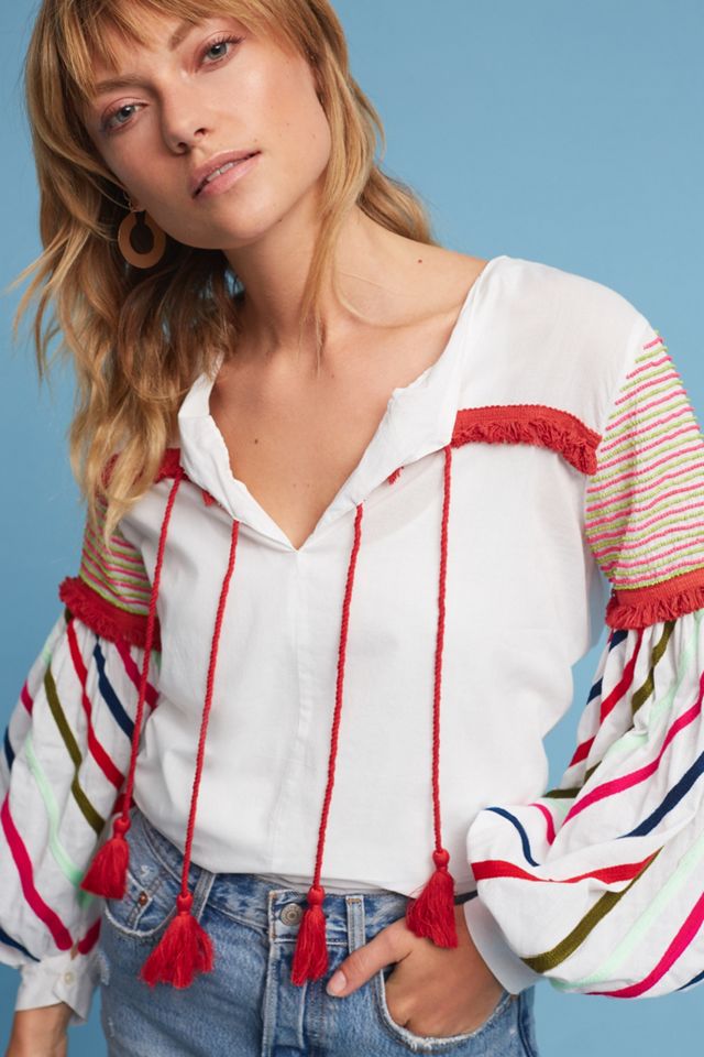 Dorinda Tasseled Top #3