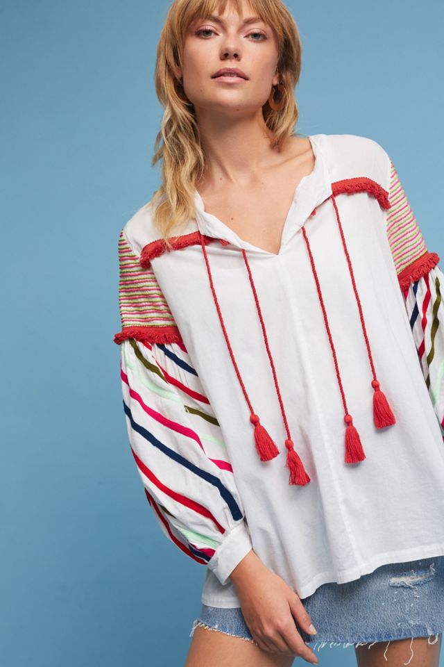 Dorinda Tasseled Top