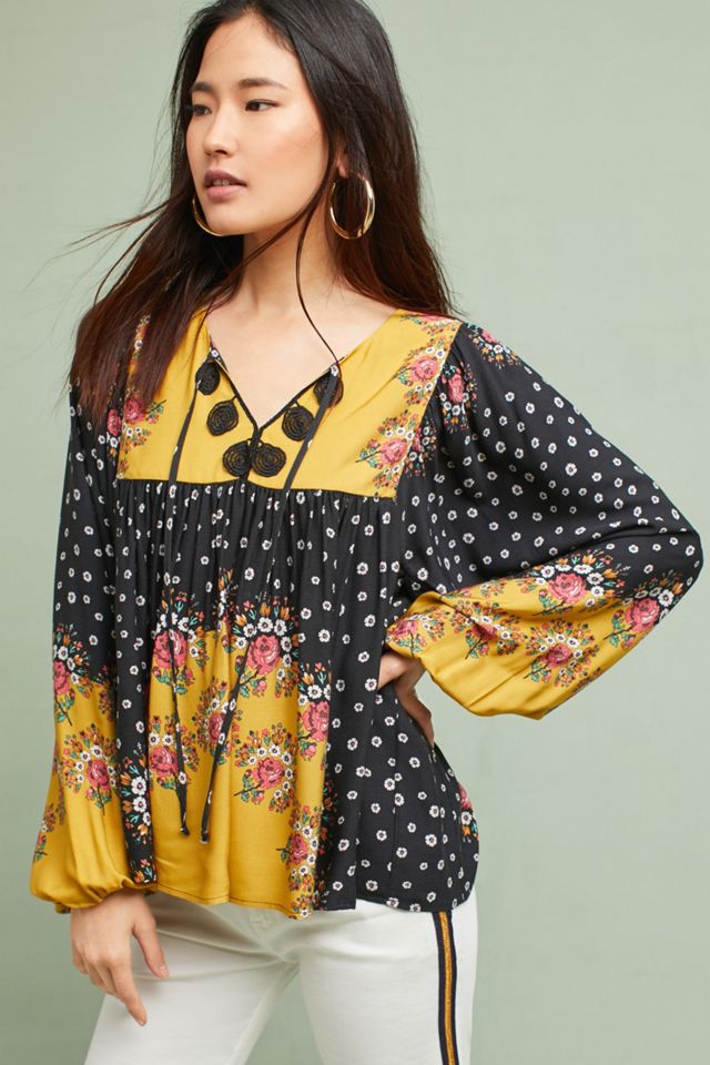Farm Rio Intarsia Top