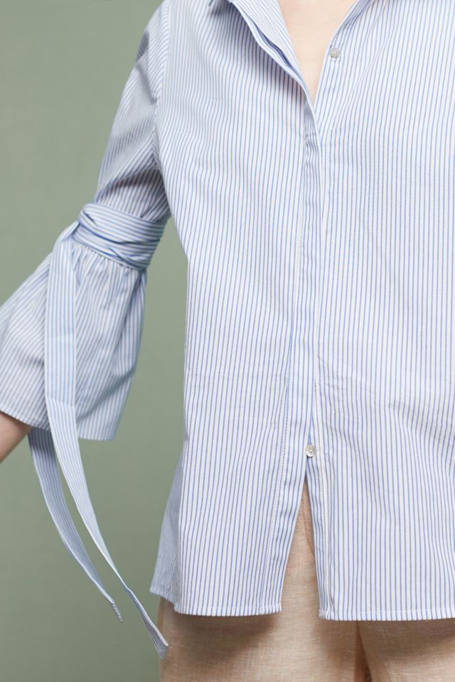 Bell-Sleeve Buttondown #1