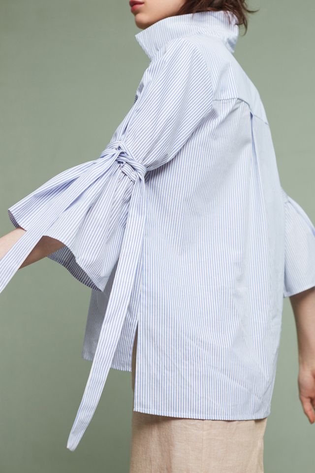 Bell-Sleeve Buttondown #2