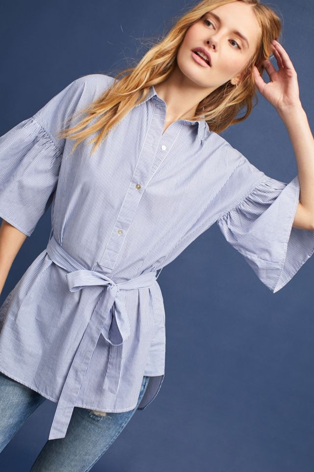 Striped Buttondown Tunic #2