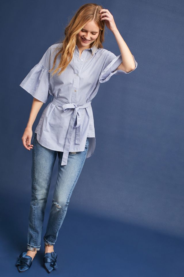 Striped Buttondown Tunic #4