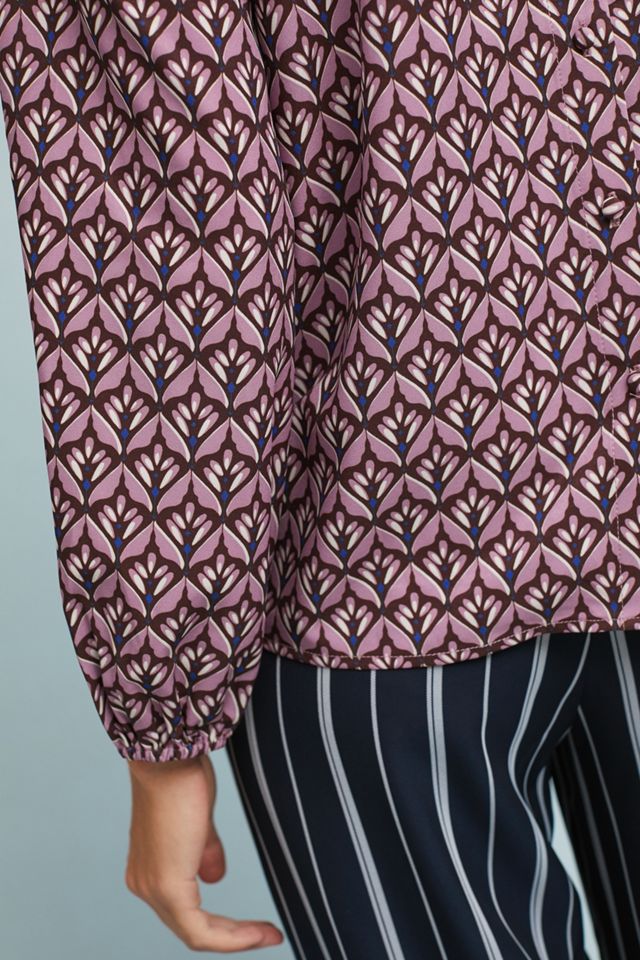 Knotted Geometric Blouse #3