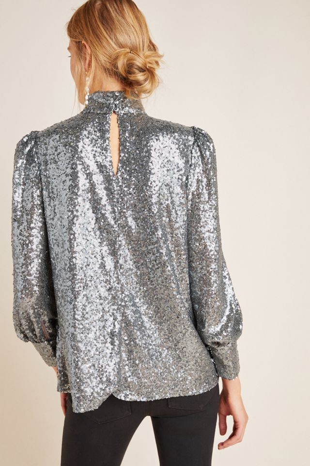 Luna Sequined Blouse #1