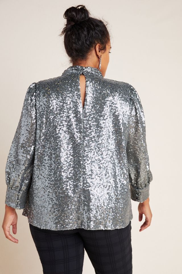 Luna Sequined Blouse #8