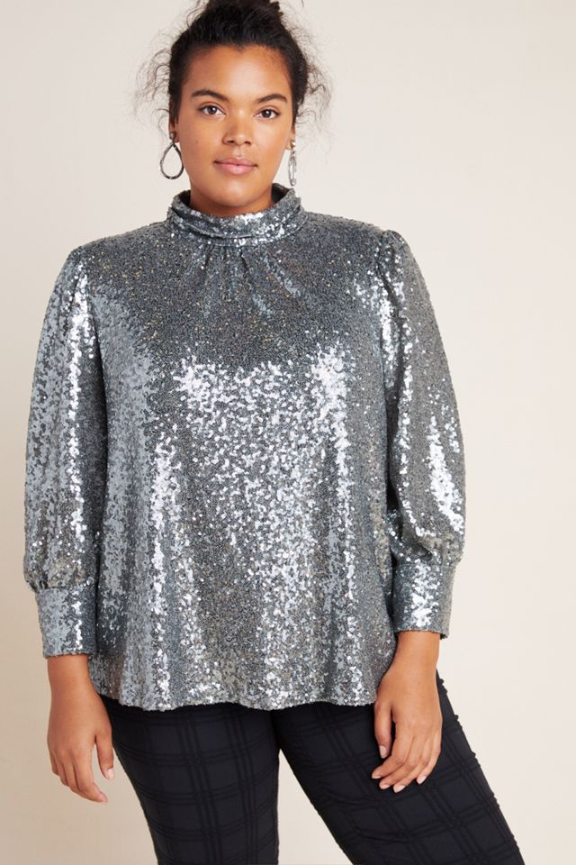 Luna Sequined Blouse #9