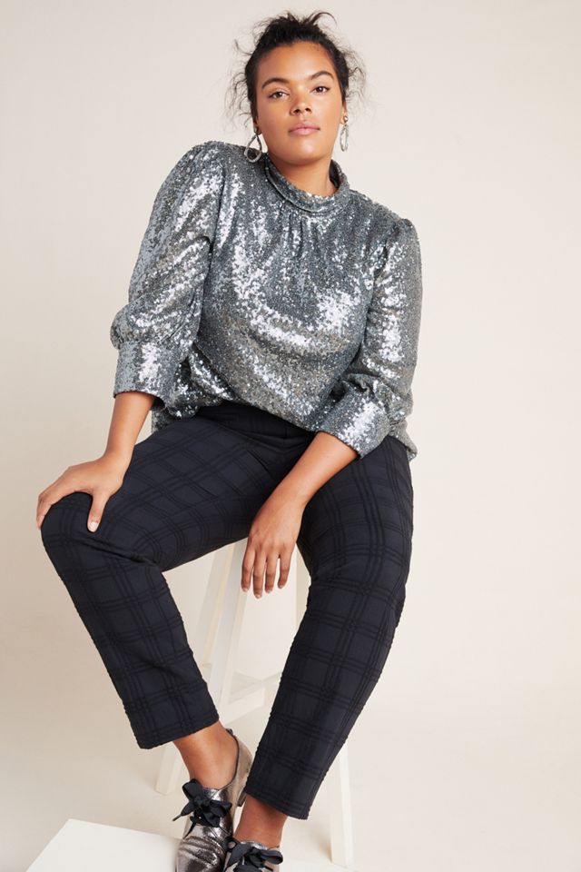 Luna Sequined Blouse #7