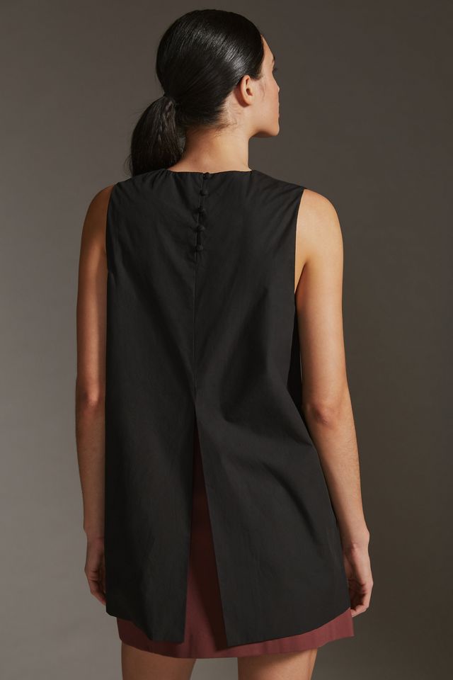 Sunday in Brooklyn Split-Front Longline Vest #3