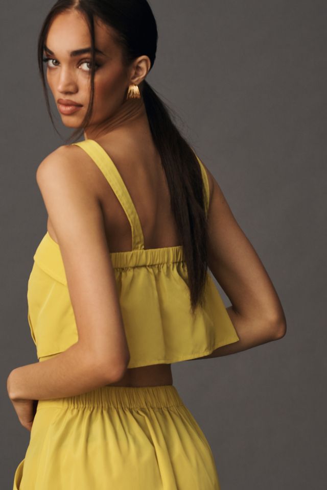 Sunday in Brooklyn Sleeveless Square-Neck Cargo Top #1