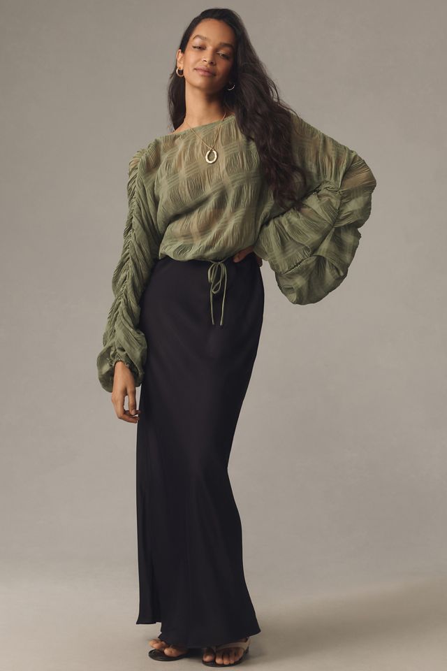 Sunday in Brooklyn Drawstring Blouse #2